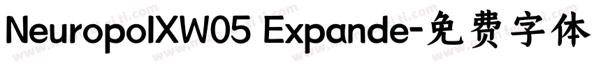 NeuropolXW05 Expande字体转换